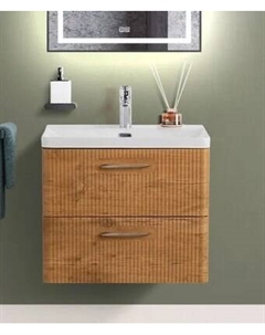 Тумба с умывальником BelBagno Rovere Nature DUE-500-2C-SO-RN-P + BB-8076-3-50 Belbagno