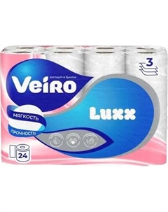 Туалетная бумага Veiro Luxoria 3-х слойная