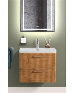 Тумба с умывальником BelBagno DUE-600-2C-SO-RN-P + BB-8076-3-60 Belbagno