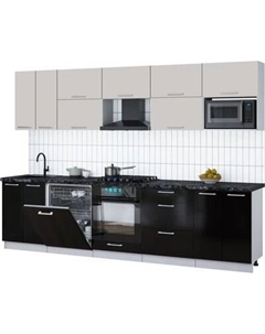 Кухонный гарнитур Интерлиния Мила Gloss 3.0-ПМ2