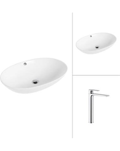 Умывальник со смесителем Lauter 21709 + Reef 21CK8678C