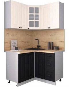 Кухонный гарнитур Интерлиния Мила Деко 1.2x1.2