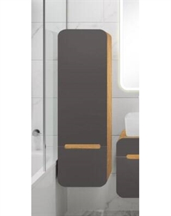 Шкаф-полупенал для ванной Runo Ницца 35 правый