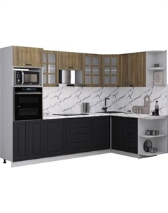 Кухонный гарнитур Интерлиния Мила Деко 1.68x2.8 PR