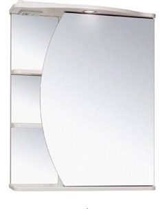 Шкаф с зеркалом для ванной Runo Линда 60 правый