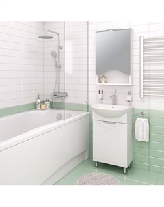 Тумба с умывальником Runo Фортуна 50 + Уют 50