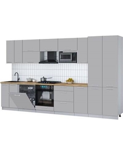 Кухонный гарнитур Интерлиния Мила Gloss 3.6-ПМ2