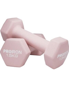 Набор гантелей Proiron Неопреновые гексагональные по 1.5кг / Г2015НГ
