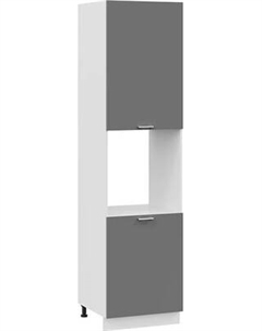 Шкаф-пенал кухонный ТриЯ Габриэлла 1ПВ6 с двумя дверями Трия