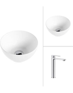 Умывальник со смесителем Lauter 21601E + Moon 21СK81691C