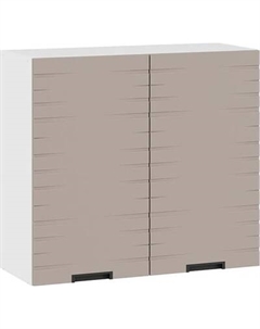 Шкаф навесной для кухни ТриЯ Гренада фреза 1В8 с двумя дверями Трия