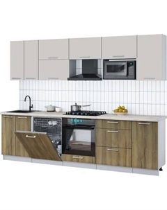Кухонный гарнитур Интерлиния Мила Gloss 2.8-ПМ2