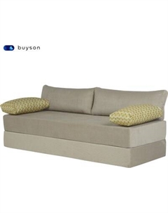 Бескаркасный диван buyson BuyHappy Cilium Cream 200x141 Buyson