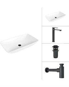 Умывальник со смесителем Lauter 21886 + Moon 21СК8691BS + сифон 21635B + дон.клапан 21190B