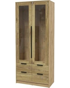 Шкаф с витриной Интерлиния Концепт КТ-ШВ2