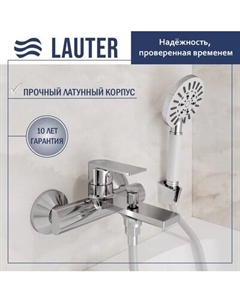 Смеситель Reef 21CK6678C с лейкой Lauter Nevada 21S10146 и душевым шлангом