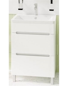 Тумба с умывальником Runo Парма 60 + Omega 60