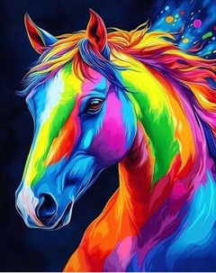 Набор алмазной вышивки Феникс+ Неоновый конь / 70787 Feniks