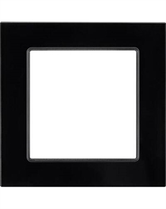 Рамка для выключателей и розеток Arlight FRM-GLARE-GS-1-BK / 043787