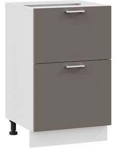 Шкаф-стол кухонный ТриЯ Габриэлла 1Н5Я2 с двумя ящиками Трия