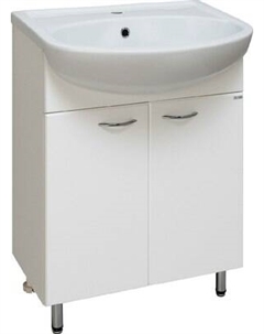 Тумба с умывальником Runo Уют 60 + Уют 60