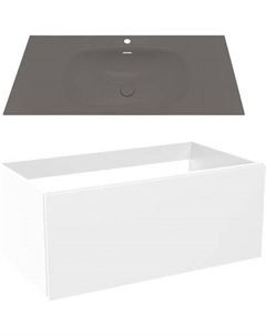 Тумба с умывальником ЗОВ Кито 100 / K100LW0MWM-M115B100 Зов