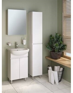 Тумба с умывальником Runo Лада 60 + Уют 60