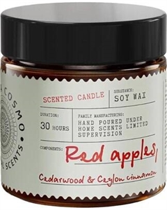 Свеча Eteria Cosmo Ароматическая Яблочный пирог корица и кедр ETC0211 Eteria cosmo