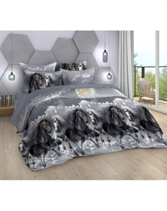 Комплект постельного белья Milanika Пегас Семейный Миланика
