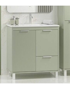 Тумба под умывальник Brevita Risacca Pistachio 80 / RIS-06080-0842Я