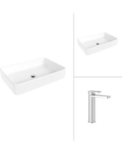 Умывальник со смесителем Lauter 21842 + Cascade 21СК0655C