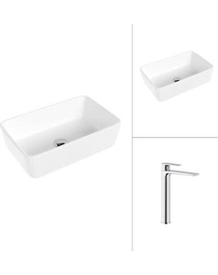 Умывальник со смесителем Lauter 21674A + Reef 21CK8678C