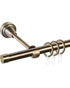 Карниз для штор АС ФОРОС Grace D19Г + заглушка Ас форос