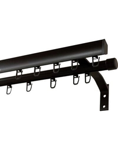 Карниз для штор Divades Калитва 35x15/D 19мм 2-рядный / 90121300