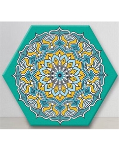 Картина по номерам Флюид Мандала на деньги 37x32 / VFH0004