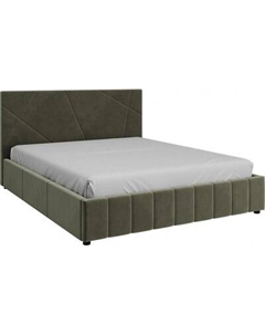 Двуспальная кровать Bravo Мебель Нельсон 160х200 с ПМ Стандарт 1 вариант Bravo мебель