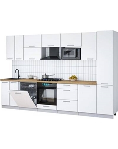Кухонный гарнитур Интерлиния Мила Gloss 3.3-ПМ2