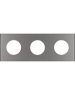 Рамка для выключателей и розеток Arlight FRM-GLARE-GC-3-GR / 043840