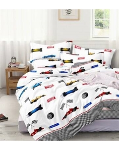 Комплект постельного белья Царство сновидений Гонки 1.5сп / 150-0454