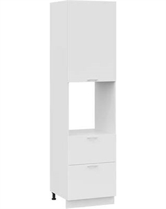 Шкаф-пенал кухонный ТриЯ Габриэлла 1П6Я2 с одной дверью и двумя ящиками Трия