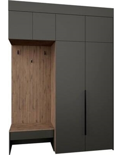 Секция в прихожую Рэйгрупп Рэй P257-B4-1-WK В4-1