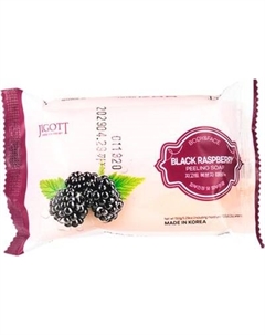 Мыло твердое Jigott Black Raspberry Scrub Soap с экстрактом ежевики