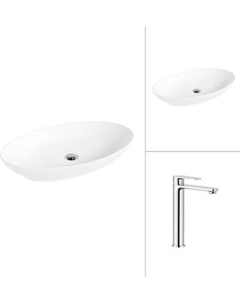 Умывальник со смесителем Lauter 21571 + Moon 21СK81691C