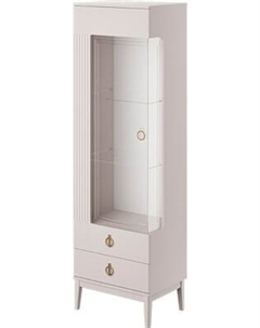 Шкаф с витриной Bravo Мебель Фарго 1-дв. Левый ЛДСП Bravo мебель