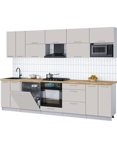 Кухонный гарнитур Интерлиния Мила Gloss 3.0-ПМ2
