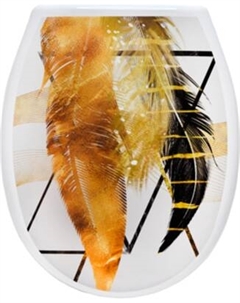 Сиденье для унитаза Еврокомфорт Океан Lux Панно 006420