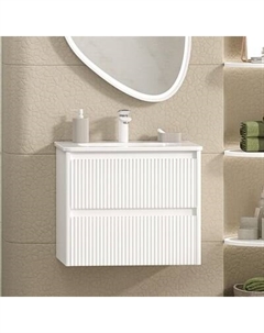 Тумба с умывальником Brevita Riva 60 / RIV-07060-0102Я+B-OND060-01