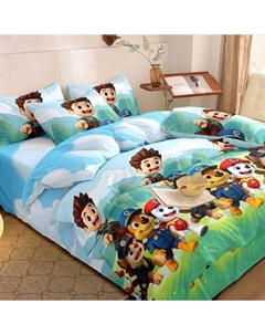 Комплект постельного белья Царство сновидений Щенячий патруль 1.5сп / 150-0473