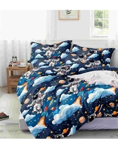 Комплект постельного белья Царство сновидений Космос 1.5сп / 150-0459