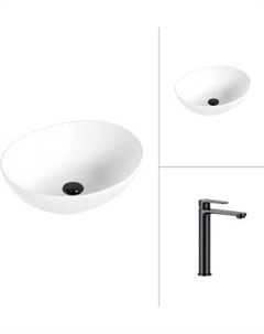 Умывальник со смесителем Lauter 21652 + Moon 21СК8691BS